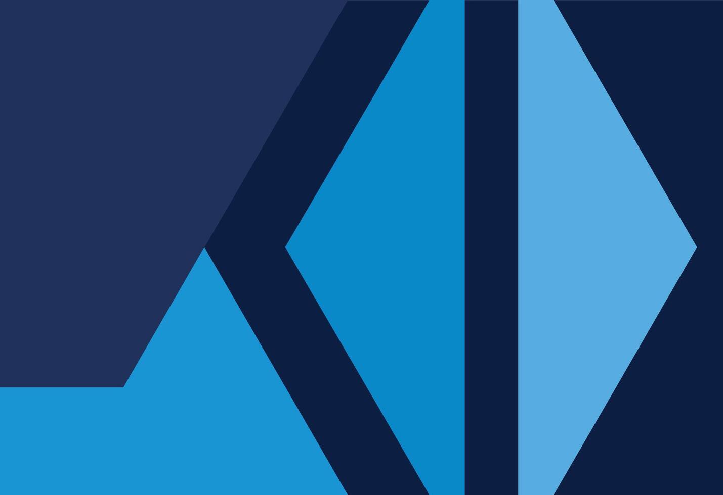 Professional Blue Geometric Background vector