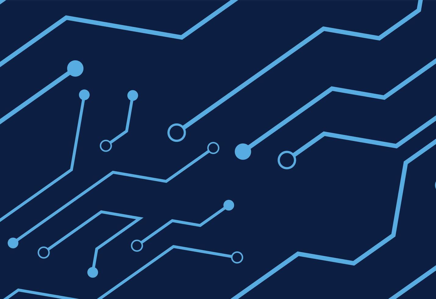 Digital Blue Abstract Graphic, A blue background with a circuit board pattern vector
