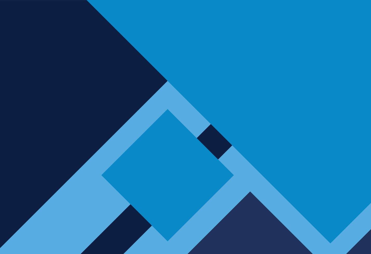 Bold Blue Abstract Rectangle Design, A blue and black background with a diamond shape vector