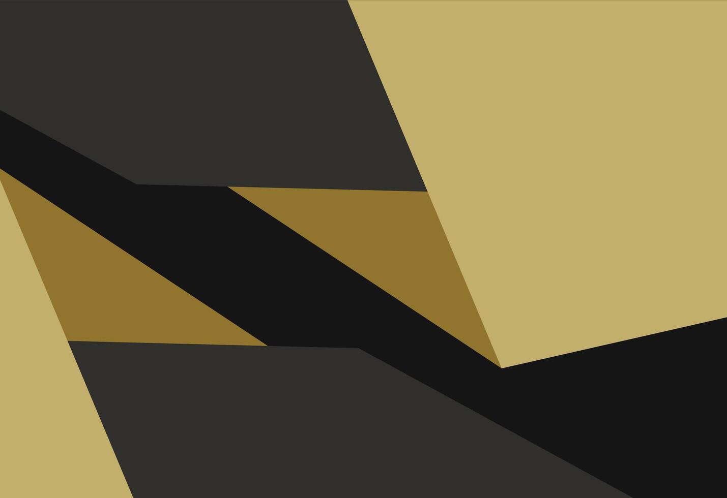 Abstract Gold and Triangle Pattern, A black and gold abstract background with a black and white triangle vector