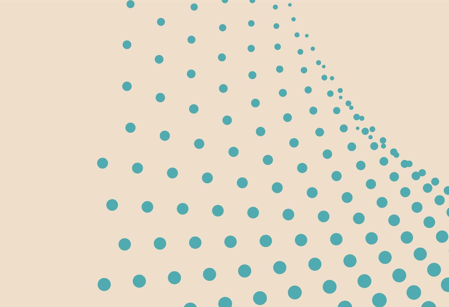Unique Abstract Teal Dot Repeat, A blue dot pattern on a beige background vector