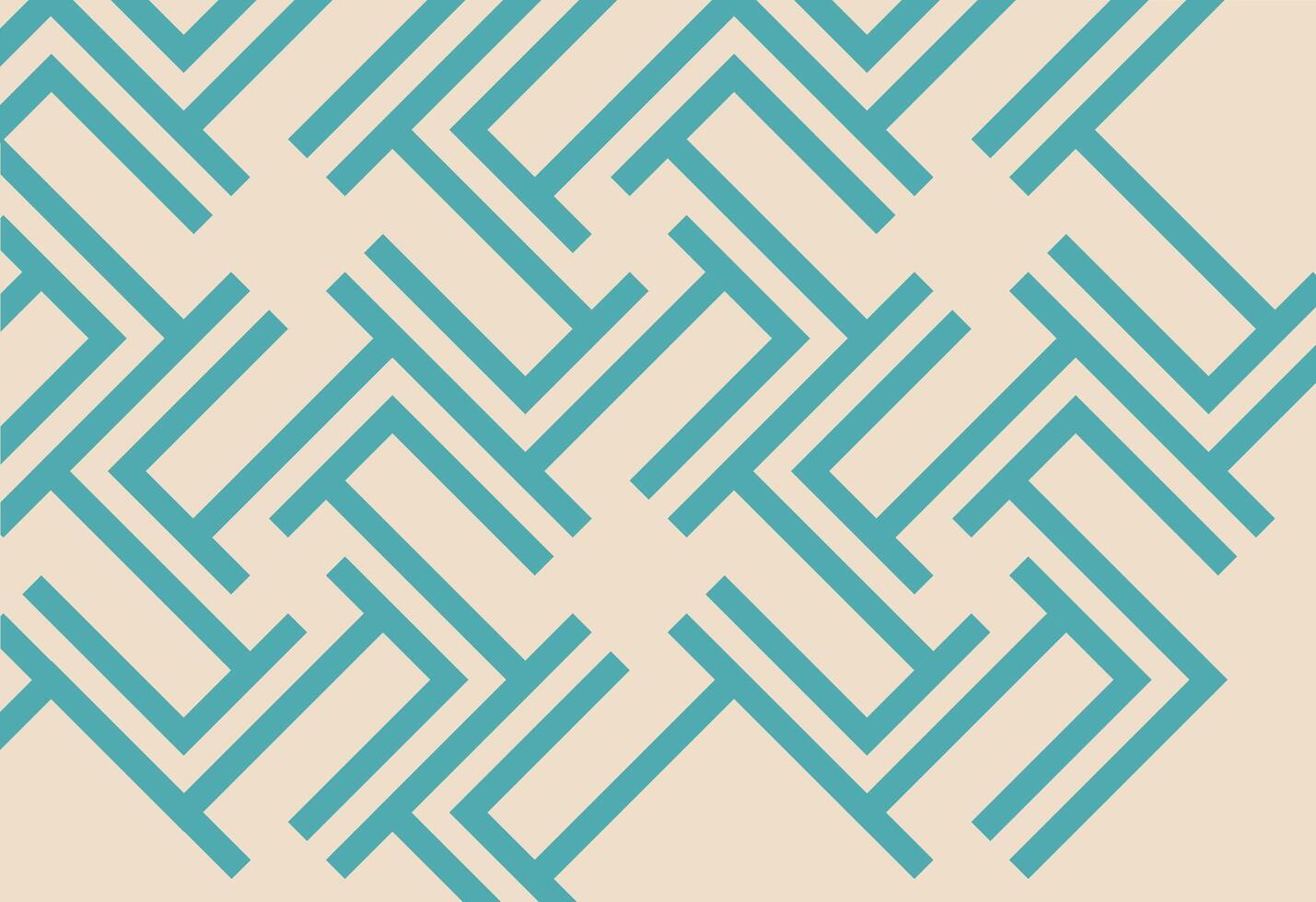 Trendy Cyan Grid Seamless Pattern, A blue and white geometric pattern vector