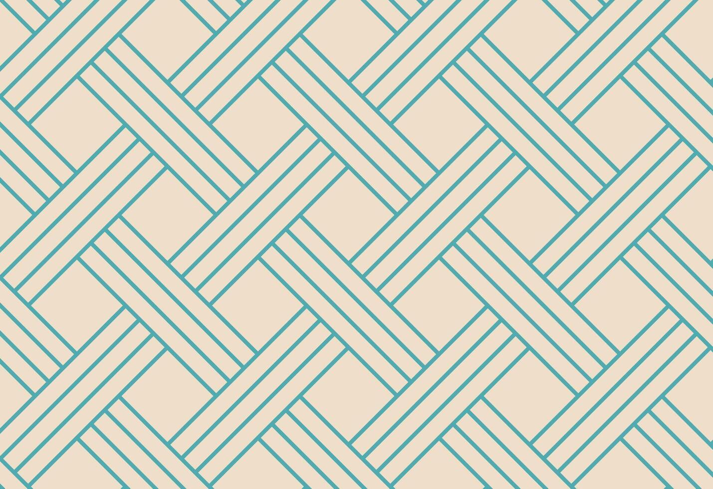 Bold Geometric Intertwined Lines, A blue and white woven pattern vector
