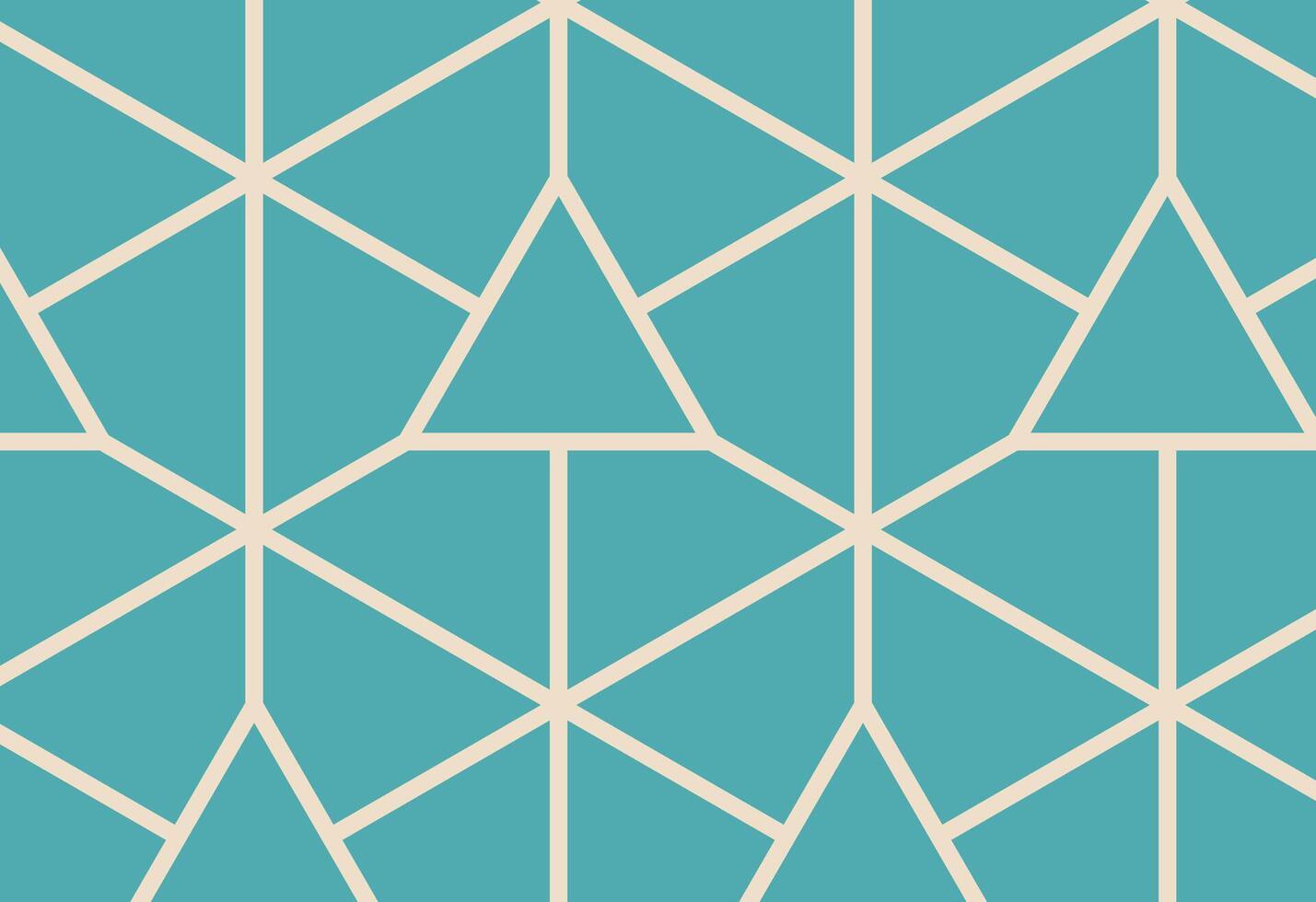 A tosca backgroundgeometric pattern with triangles on a teal background with triangle vector