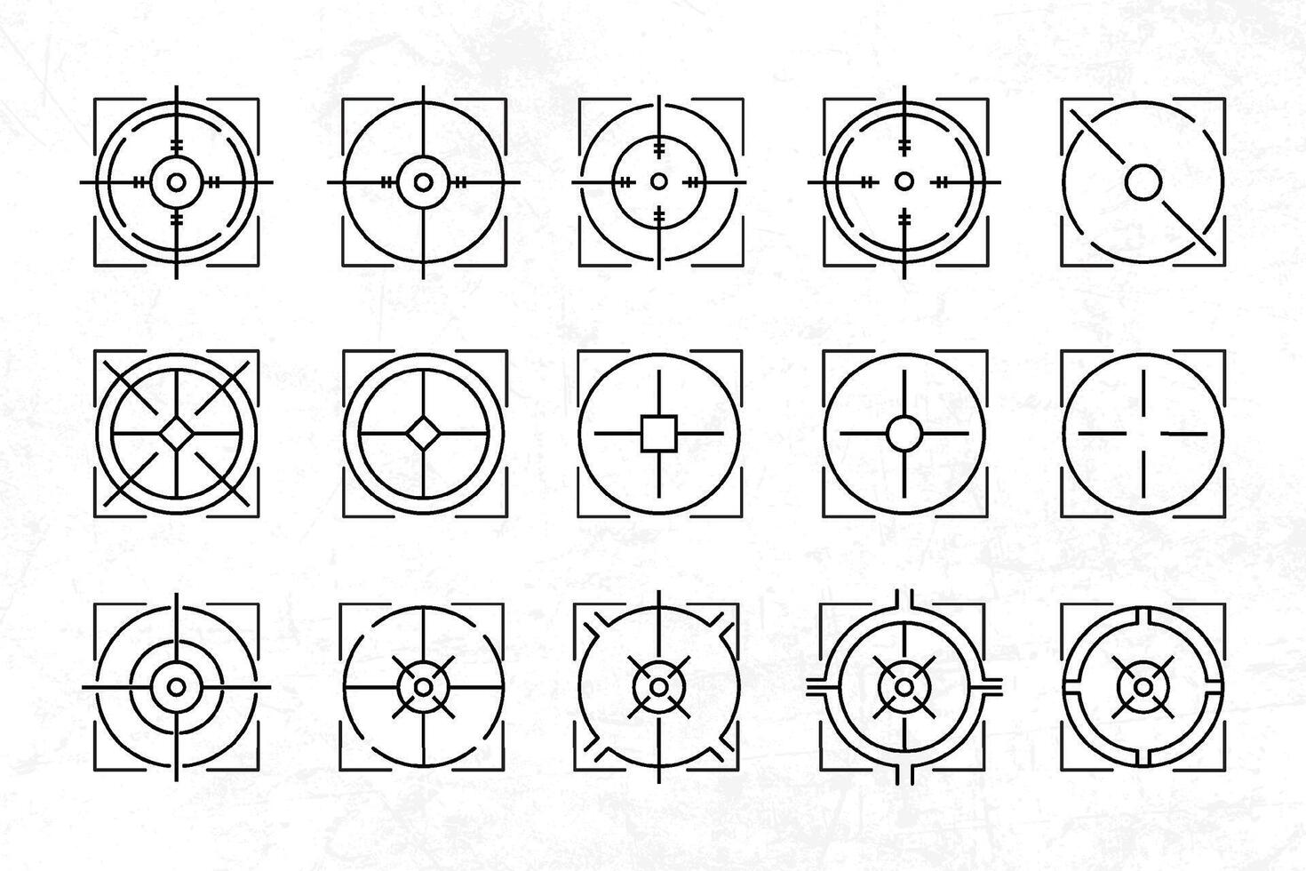 a set of different shapes and symbols for a game vector