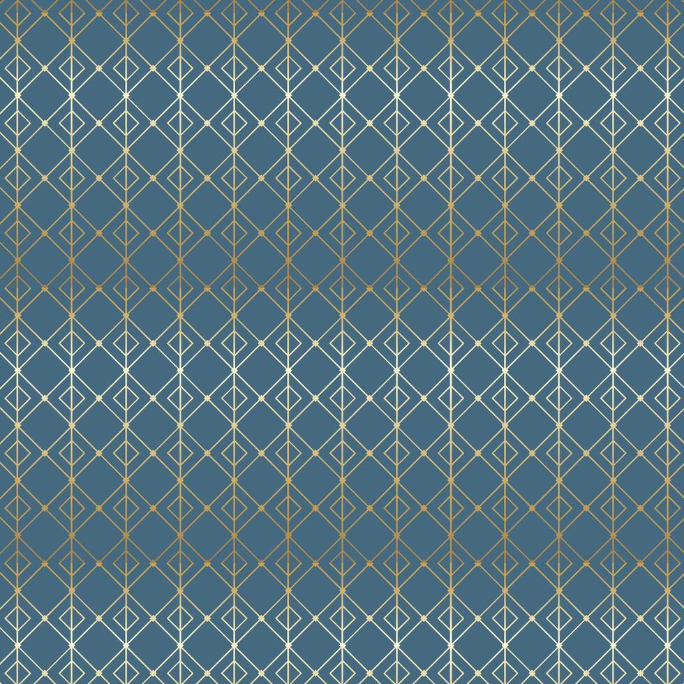 Minimalist Diamond Grid Pattern in Gold Lines. Seamless Elegant Background for Modern Design Projects. Geometric Gold Line Pattern. Modern Luxury Abstract Design. Square vector