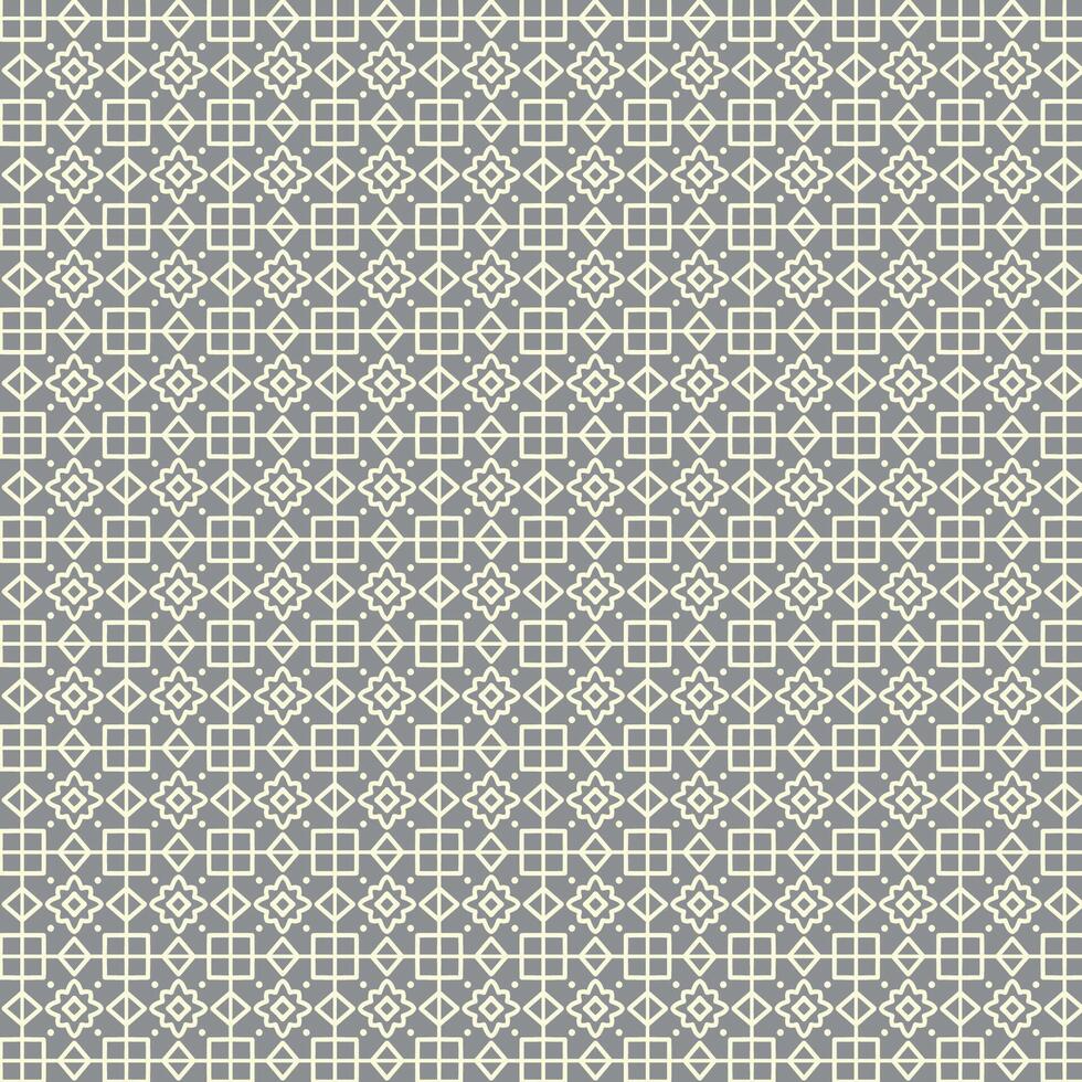 Luxury Geometric Seamless Pattern with Gold Lines on Dark Blue Background. Elegant Islamic or Art Deco Style Design. deco vector