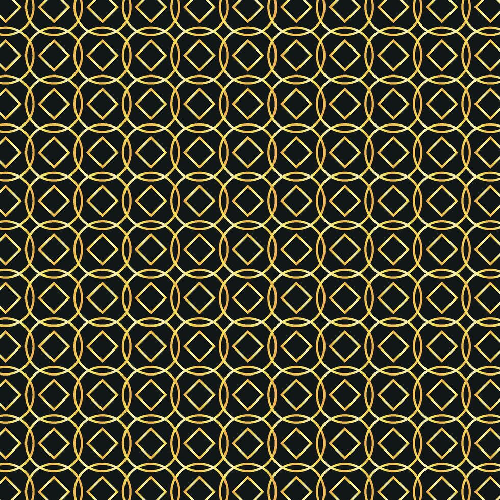 Elegant gold geometric pattern on black background. Geometric golden luxury pattern assemble. Pack of art deco pattern. Art vector