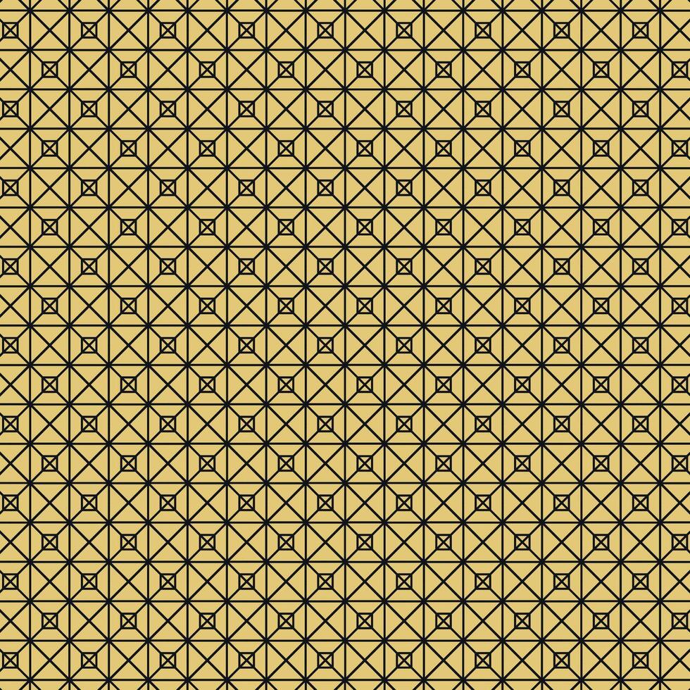 Geometric grid pattern. Minimal Seamless Geometric Square and Line Pattern on Elegant Yellow Background for Stylish Modern Designs vector