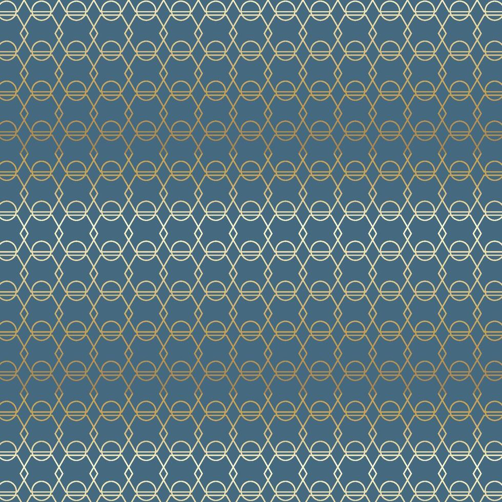 Geometric Gold Line Pattern. Modern Luxury Abstract Design. Geometric Diamond and Circle Linked Line Pattern. vector