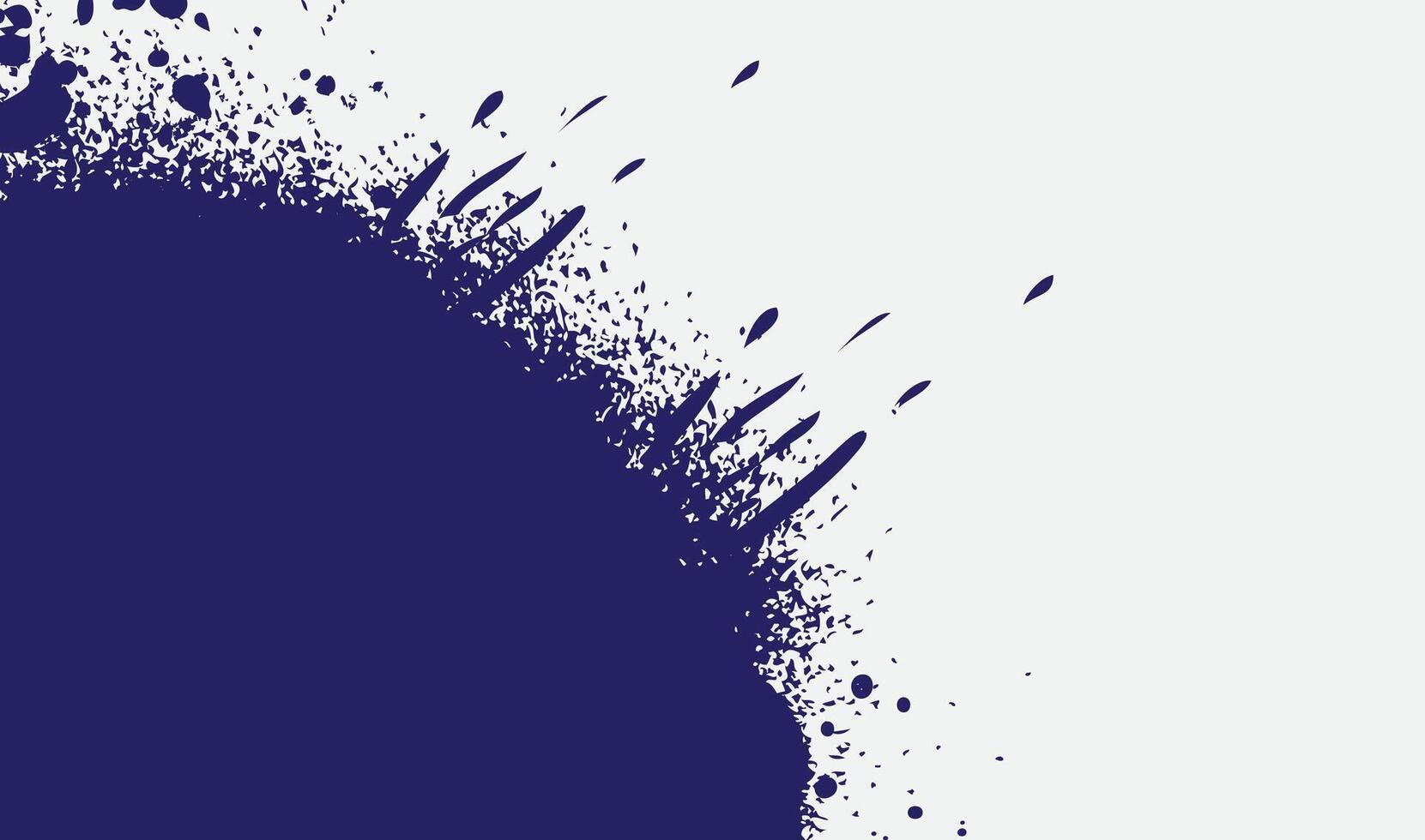 a blue paint splatter on a white background vector