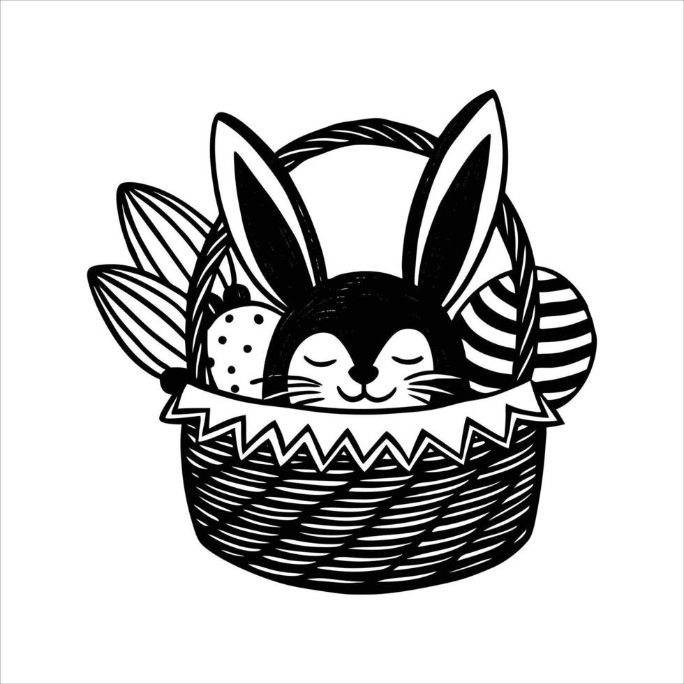 Sleepy Rabbit Stock vector