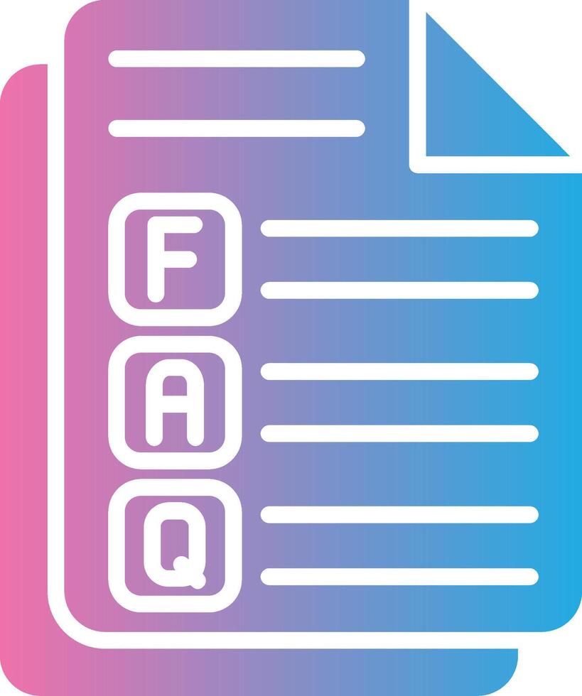 Faq FutureReady App Mark vector