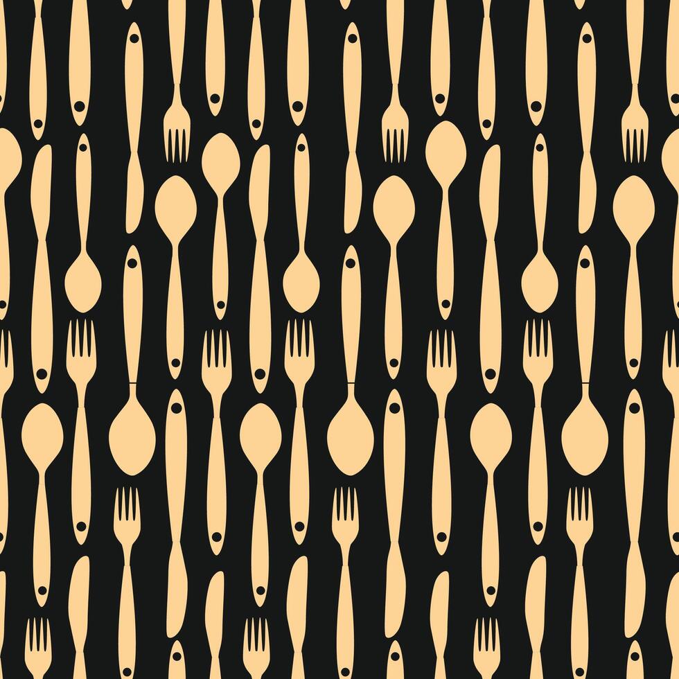Forks, Spoons Luxury trendy useful design gorgeous abstract illustration artwork vector