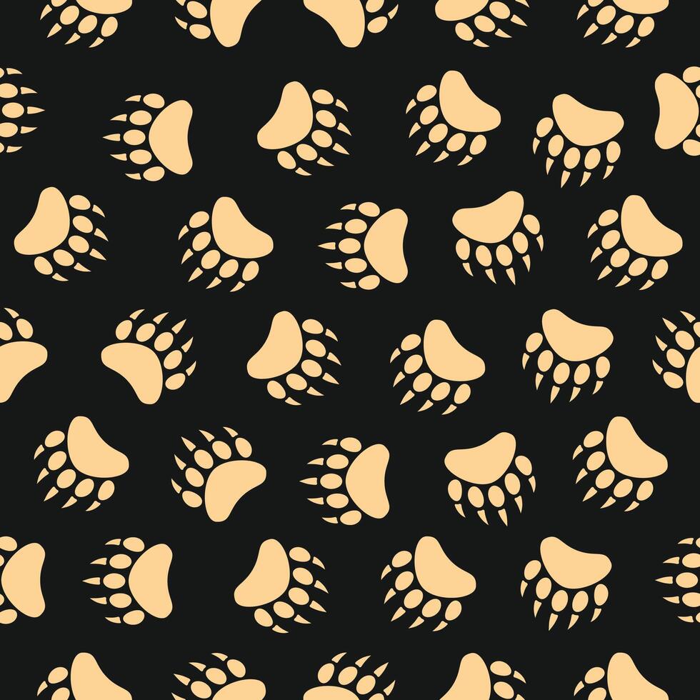 Bear footprint Luxury trendy useful design handsome abstract illustration artwork vector