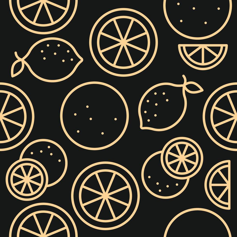 Orange and lemon Luxury trendy useful design handsome abstract illustration artwork vector
