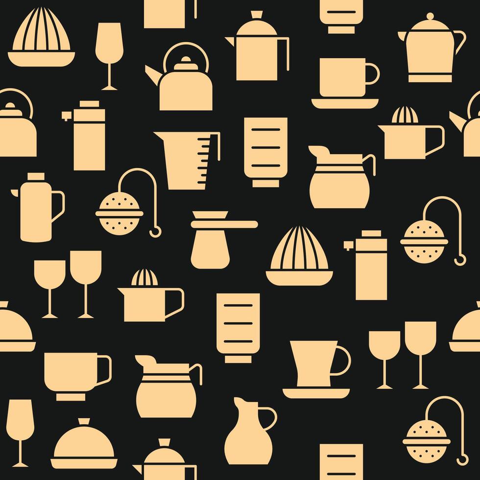 Kitchenware Luxury trendy useful design attractive abstract illustration artwork vector