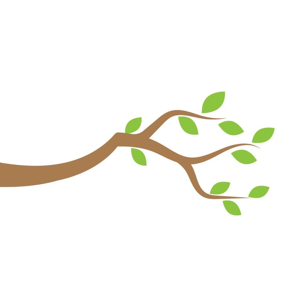 Simple logos branch vector