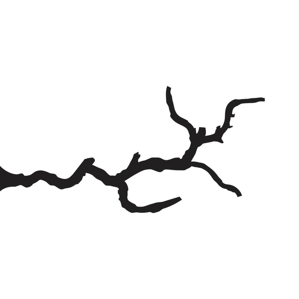 Stylized branch logos symbols vector