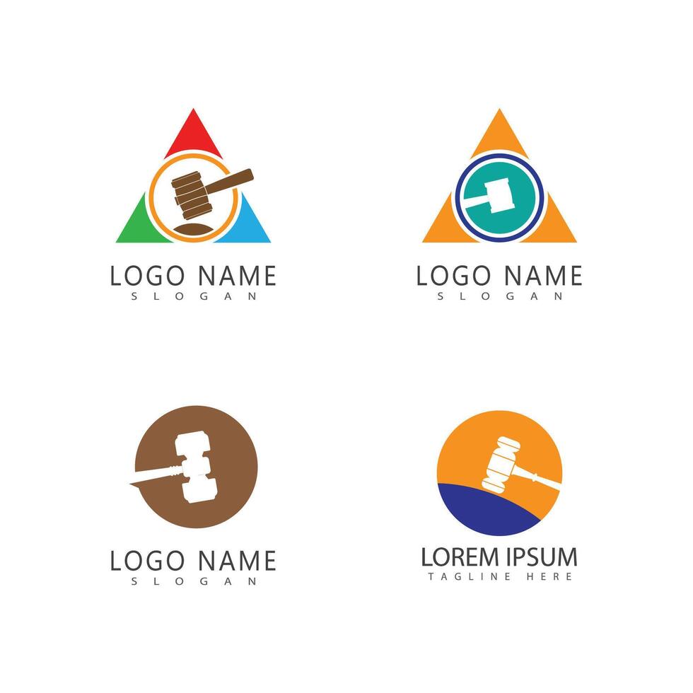 Judge's hand holding logo vector