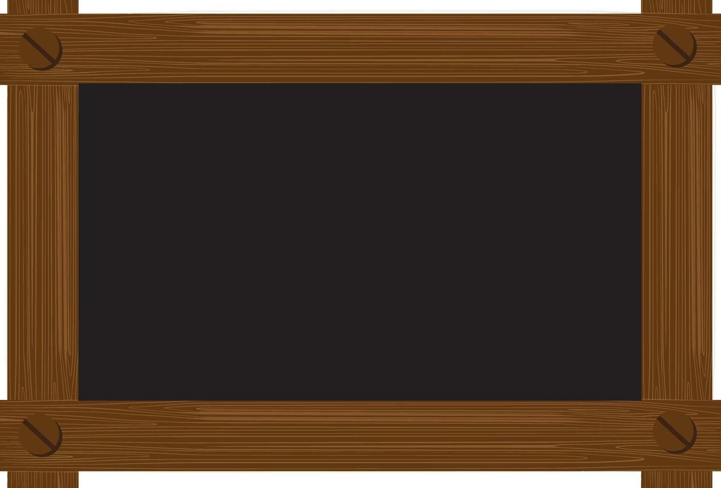 Illustration of School Blackboard with space area for text vector