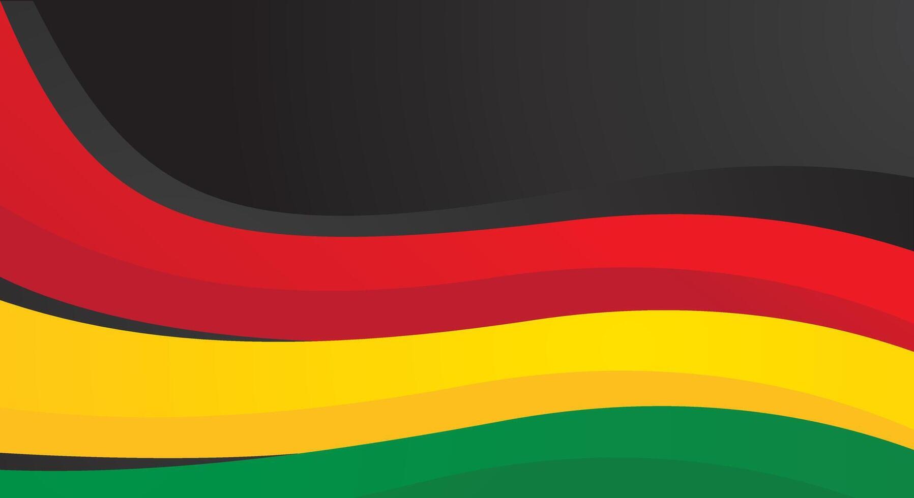 Abstract red yellow green background design vector