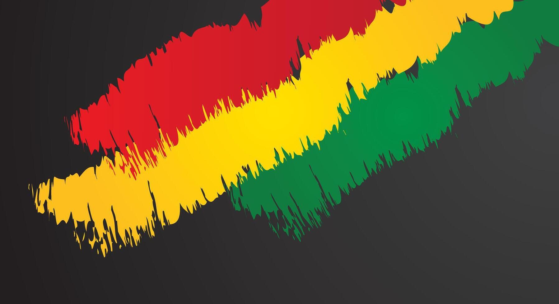 Abstract red yellow green background vector