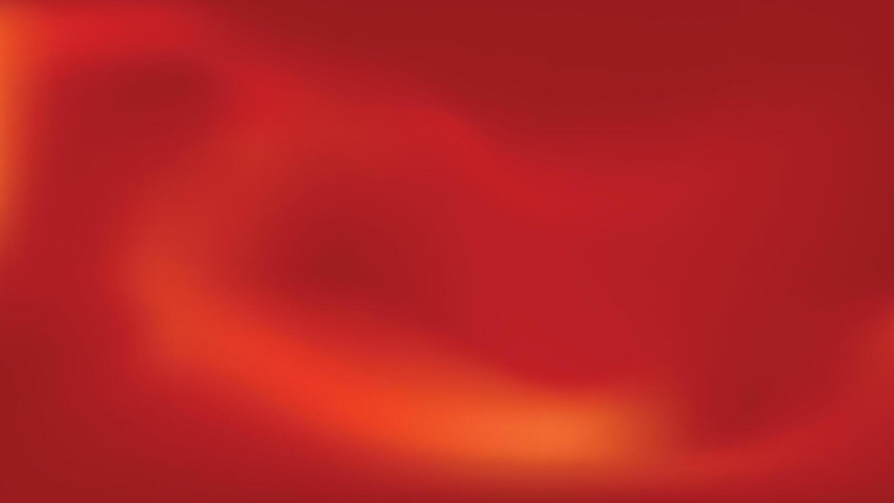 Dark red and orange mesh gradient background with glowing wave design vector