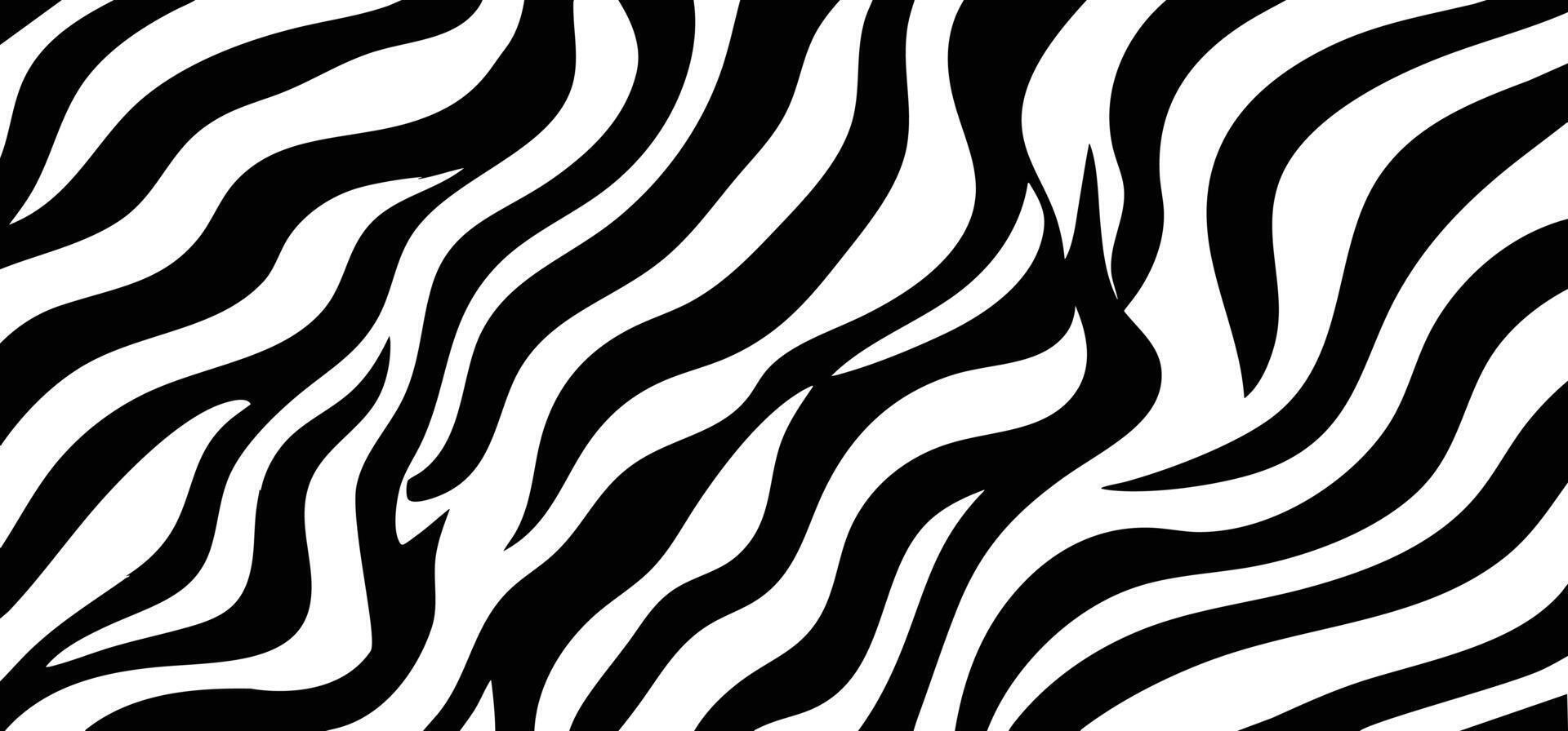 Zebra print pattern or skin texture fashion animal design vector