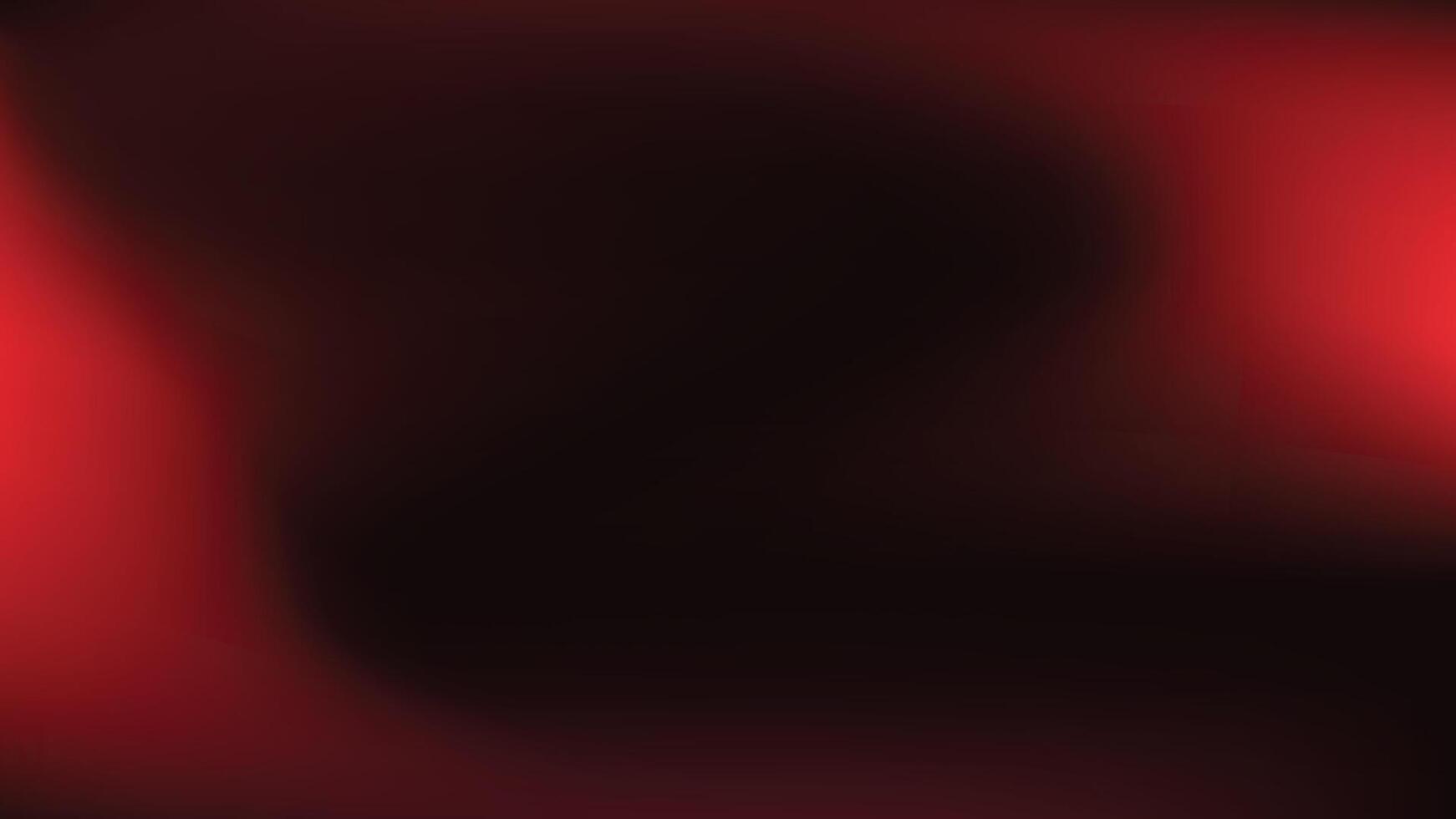 Red black gradient background, glowing red border design vector