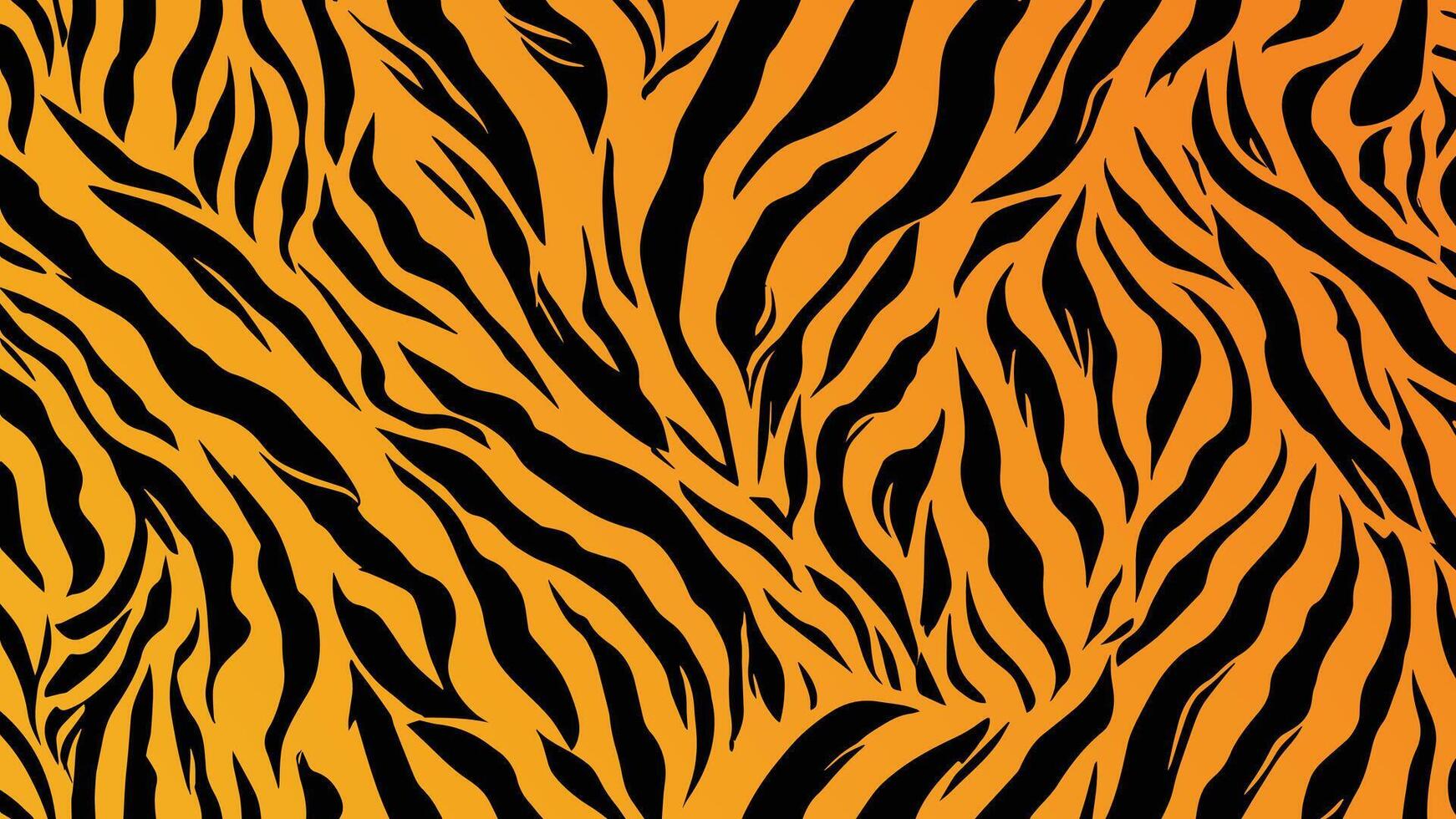 Abstract tiger stripes pattern vector