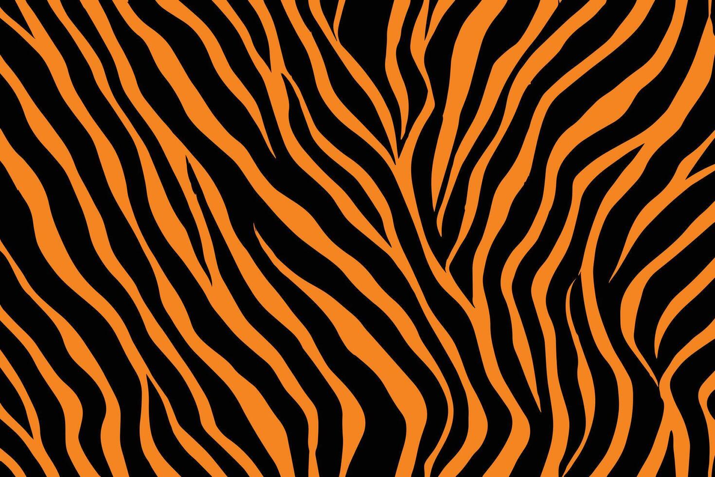 Tiger print pattern animal stripe vector