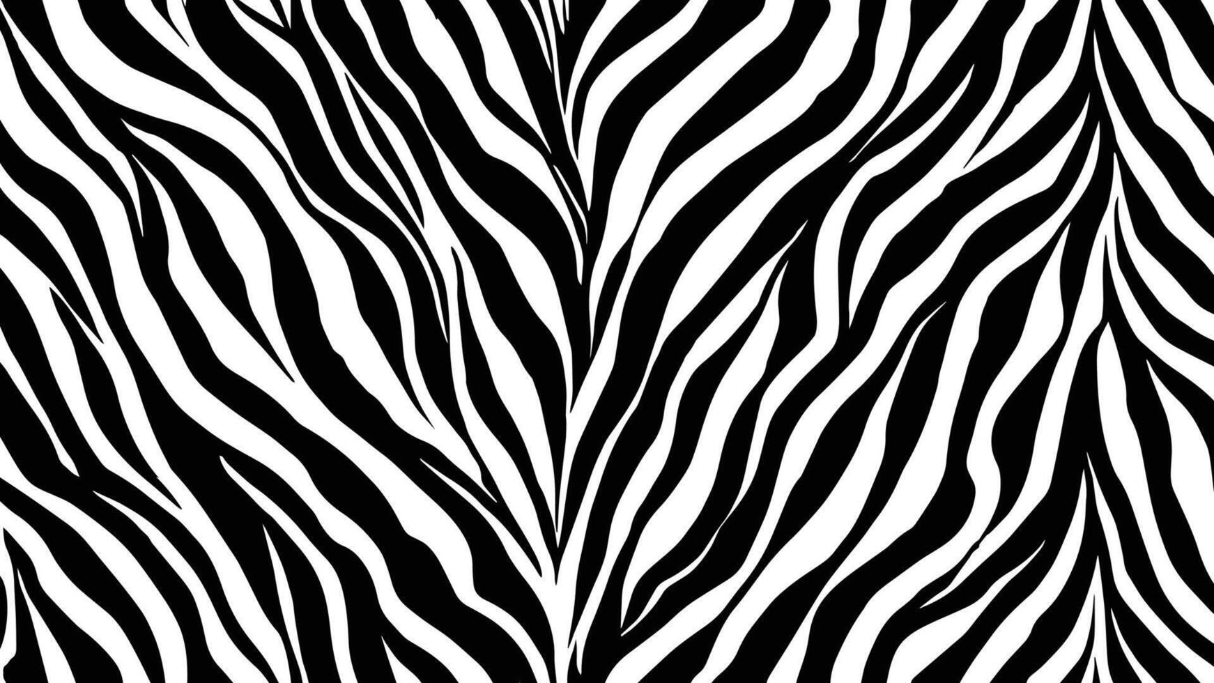 Bold tiger stripe pattern vector