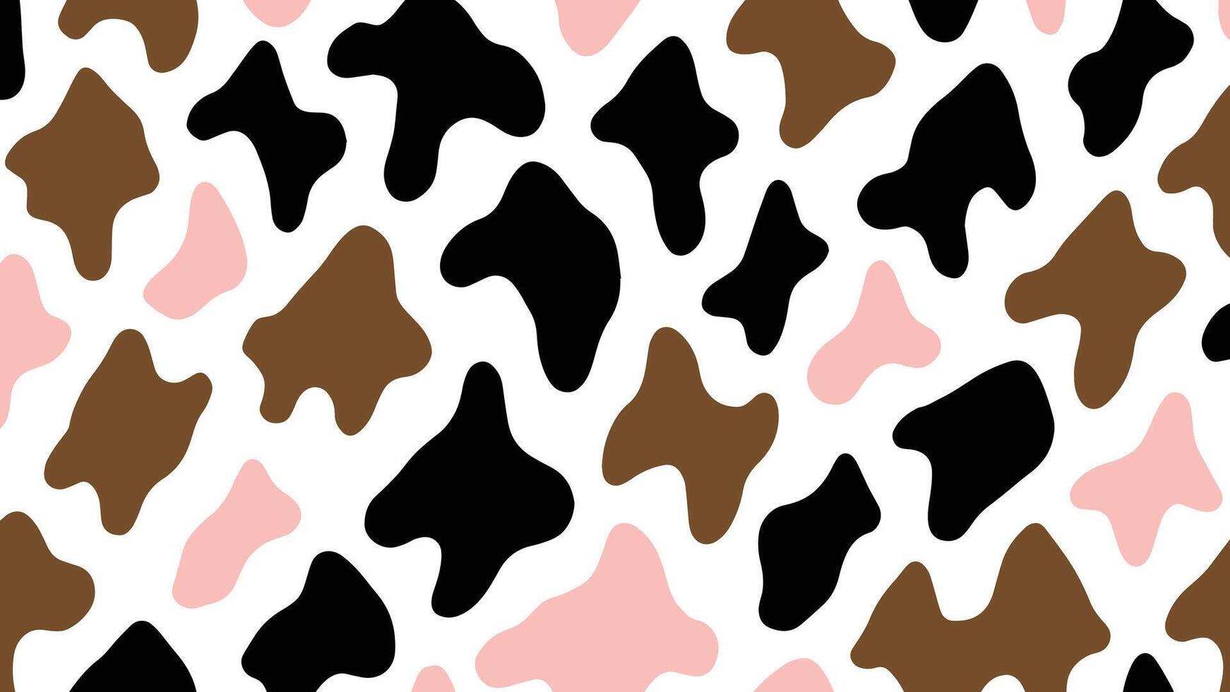 Repeating cow skin pattern for fashion vector