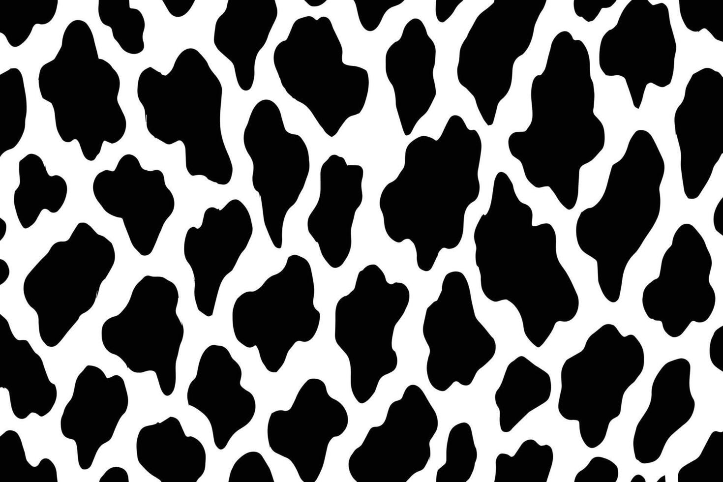 Cow print pattern background for textiles and fashion vector