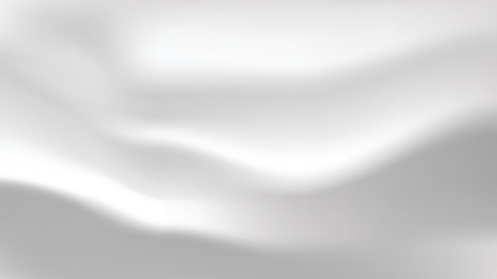 White silk satin texture, abstract fabric background vector