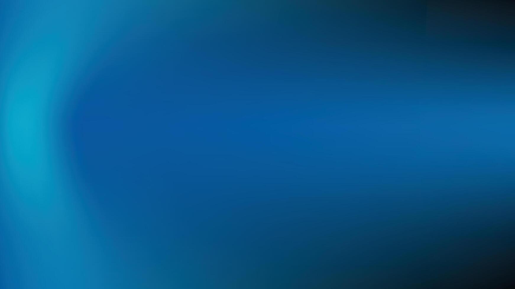 Dark blue mesh gradient background with glowing blue light and copy space vector