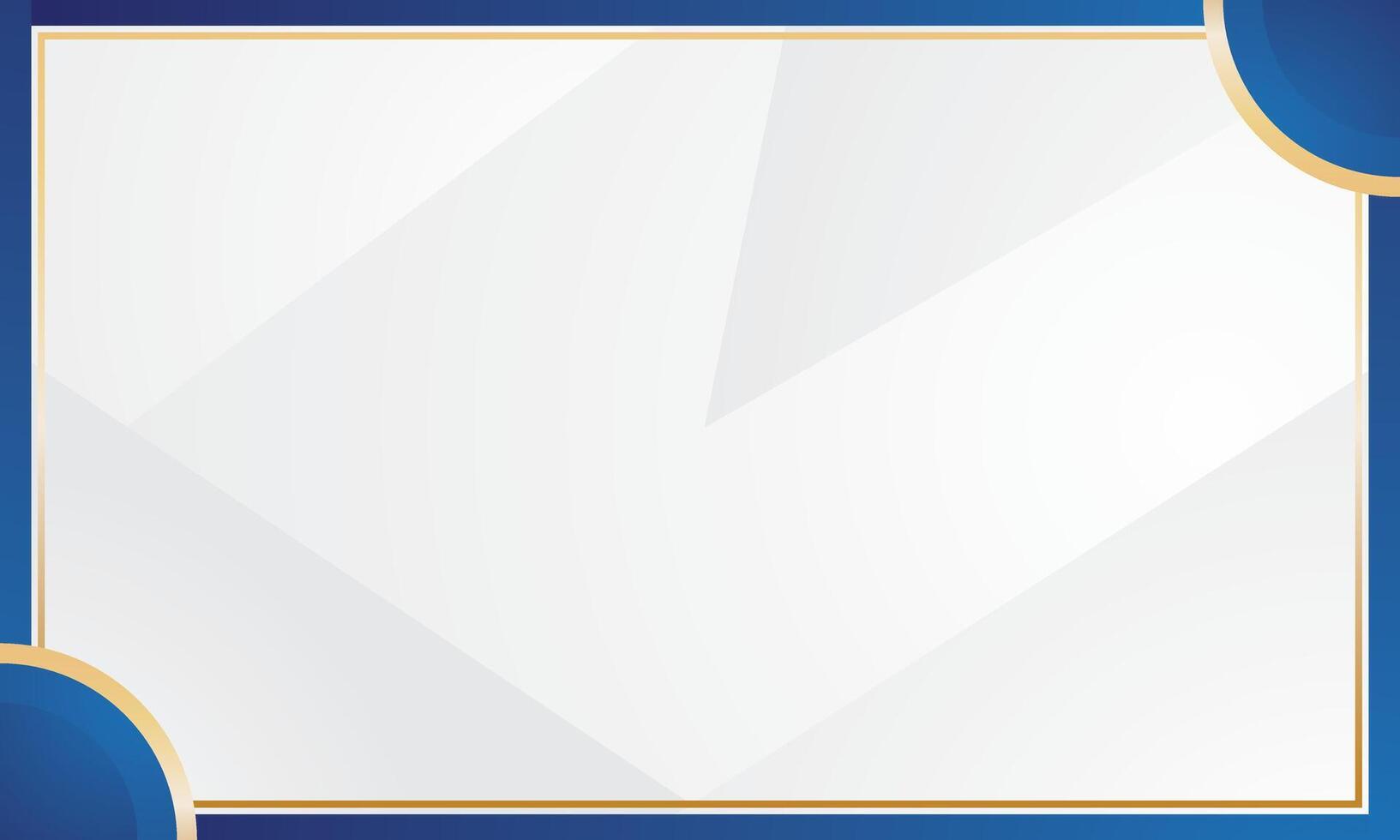 White background blue frame suitable for luxury certificate vector