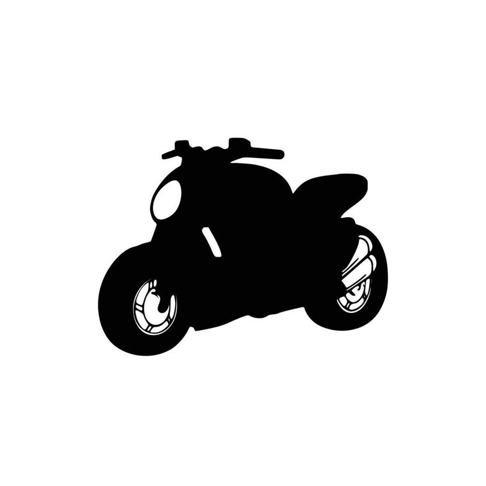 Motorcycle icon illustration vector