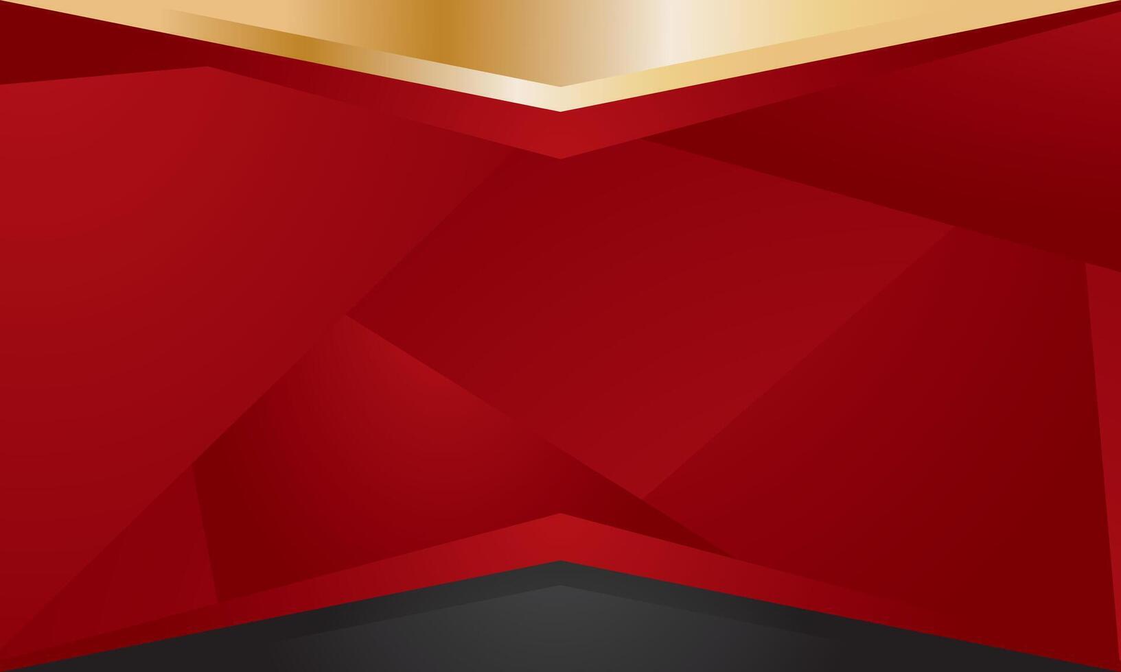 Luxury red gold modern background for certificate vector