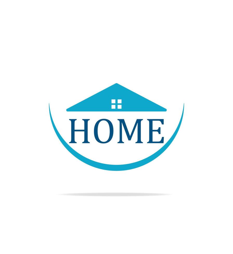 home logo design modern abstract. vector
