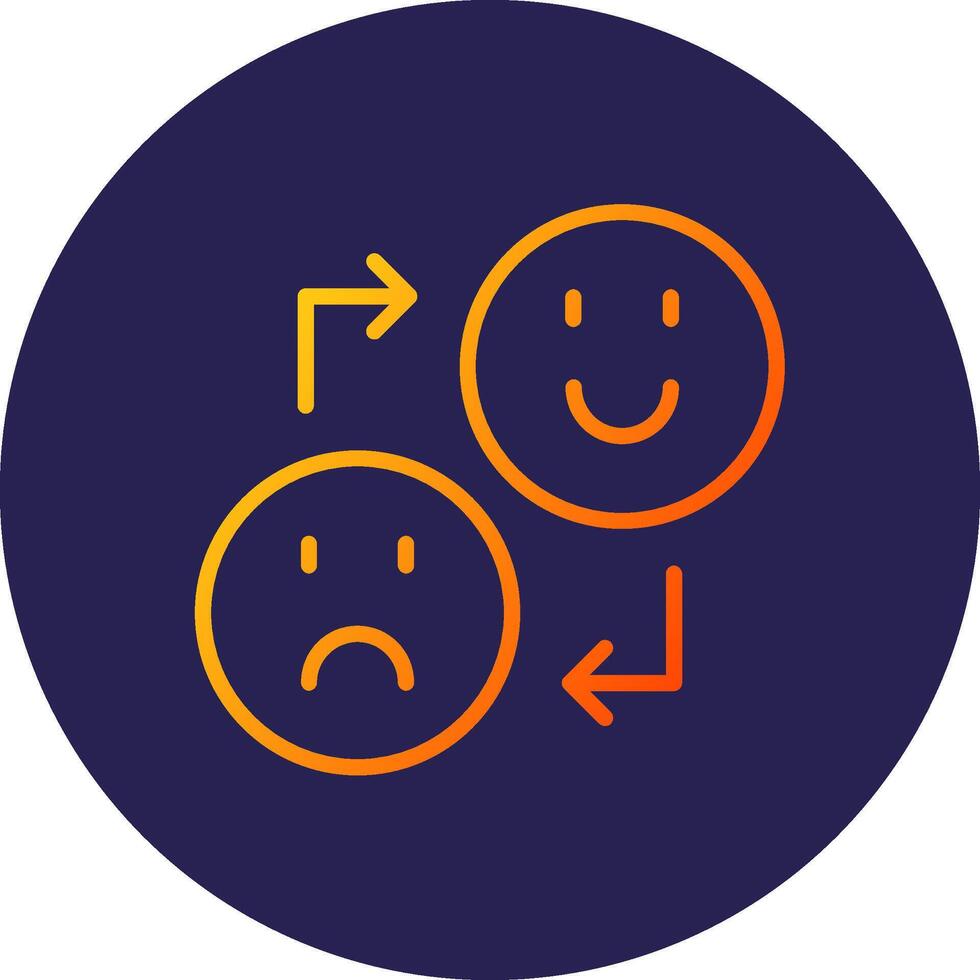 Insurance Gradient Colored Line Element vector