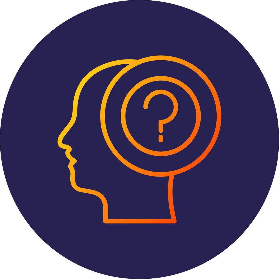Problem solving Thin Line Artwork Detail vector
