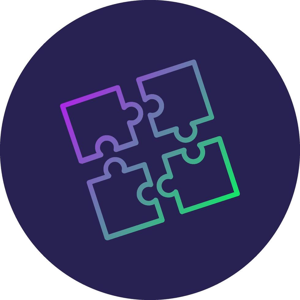 Connection Vibrant Visual Object Design vector