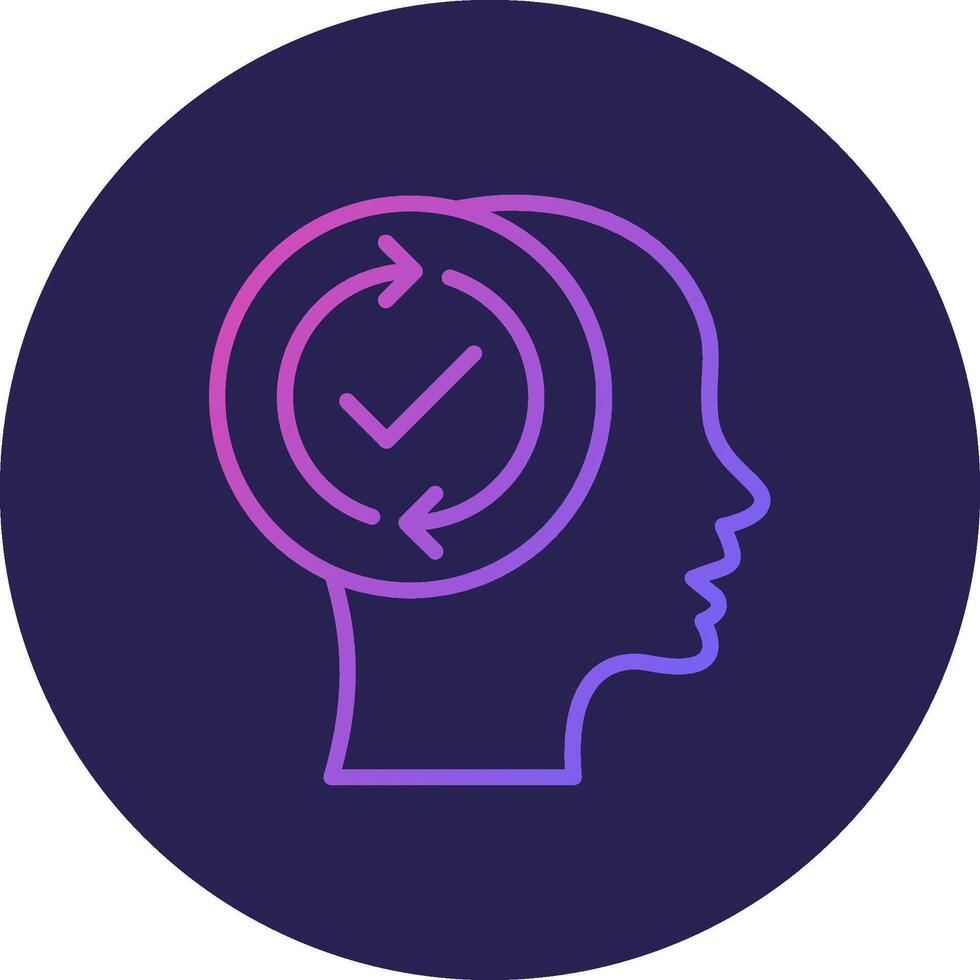 Quality of life Bold Outlined Shape Form vector