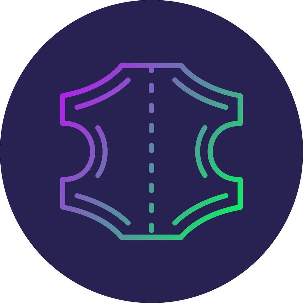 Kama Shadowed Flat Graphic Object vector
