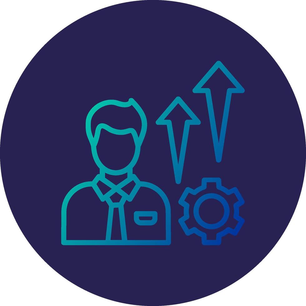 Global Marketing Simplified Linear Mark Symbol vector