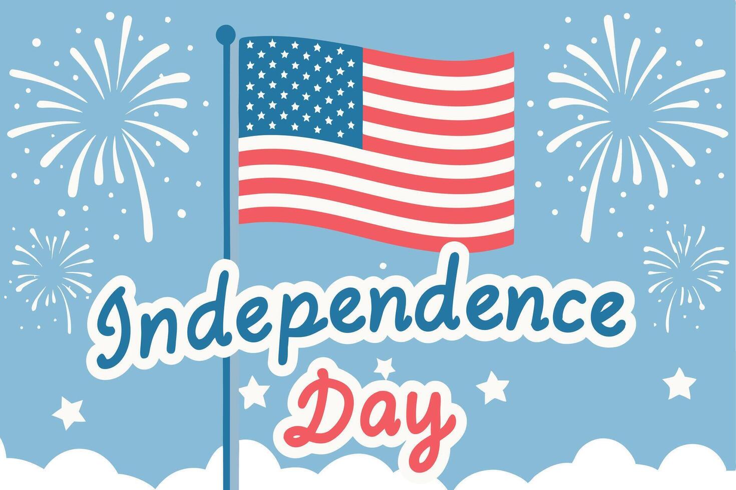 Independence day 4th of juiy vector
