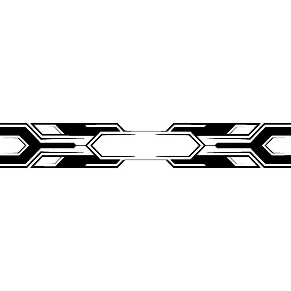 Tech Border Modern Geometric , Minimalist Style vector