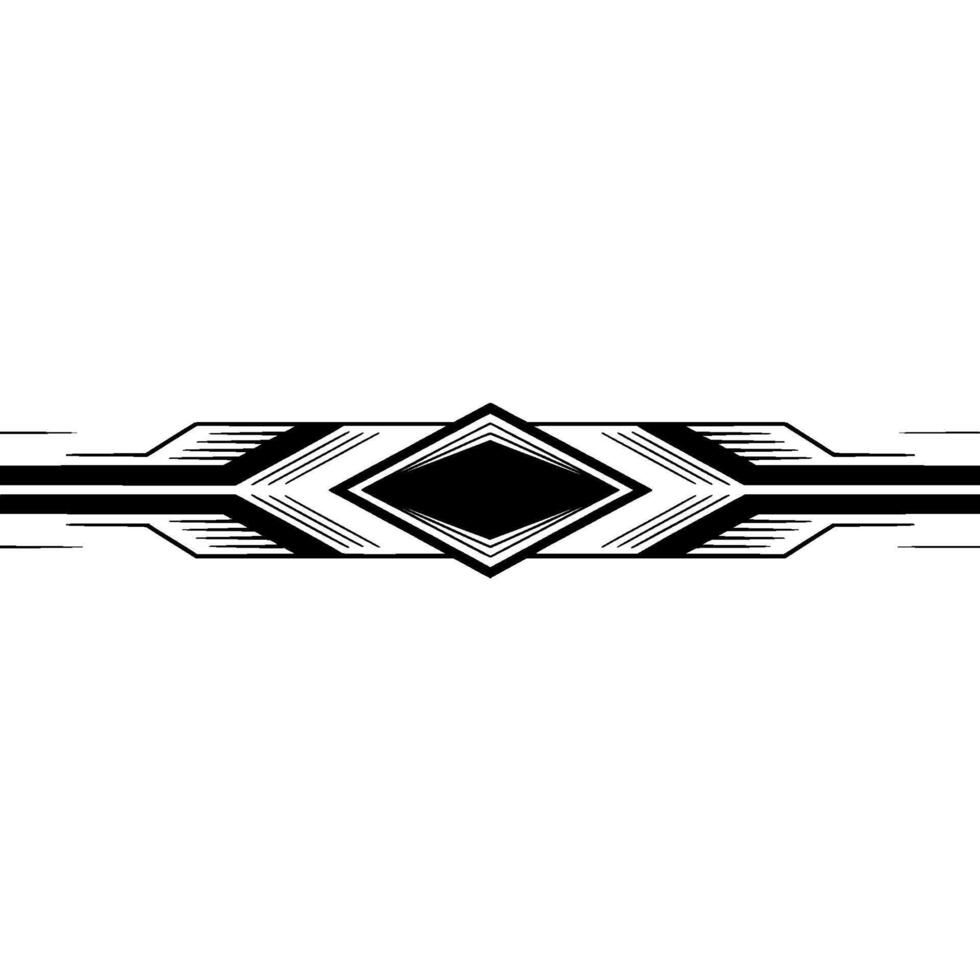 Art Deco Geometric With White Background vector